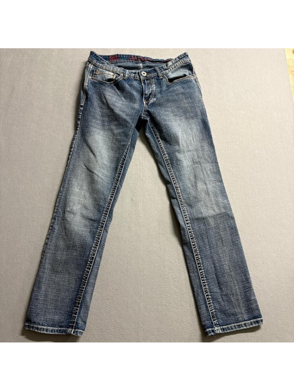 Axe & Crown Classic Straight Jeans Womens 30x30 Medium Wash Stretch Denim